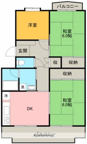 山崎マンション 203の間取り画像