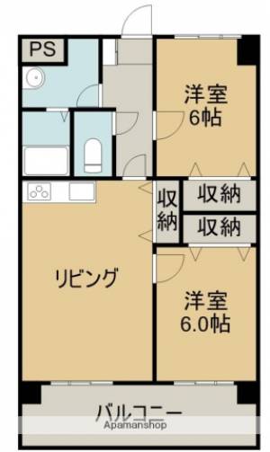 ＬＯＴＵＳハイツ土器東 103の間取り画像