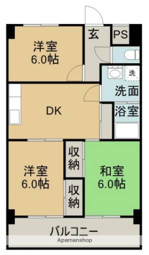 ウッドネスト坂出 205の間取り画像