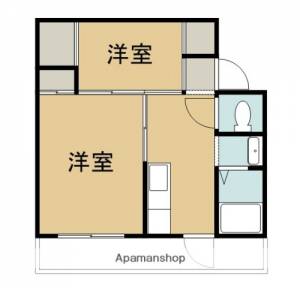 ヴィラナリー川津　2棟 304の間取り画像