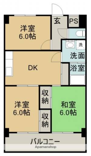 ウッドネスト坂出 202の間取り画像