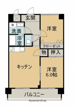 プレジール前川 102の間取り画像