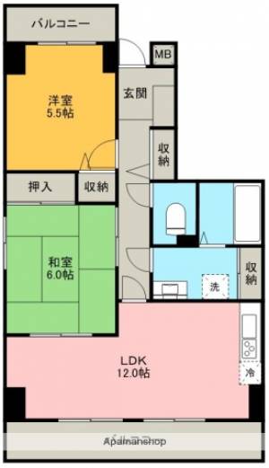 カドーロ壱番館 501の間取り画像