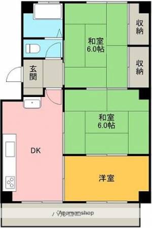 坂出プリンスマンション南棟 503の間取り画像