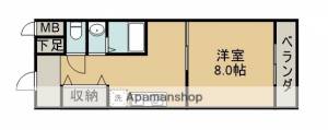 近藤マンション1ｋ 207の間取り画像