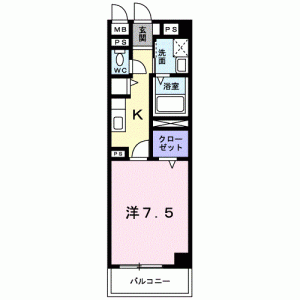 マルベル宇多津 207の間取り画像