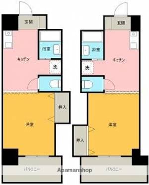 Ｕマンション 807の間取り画像