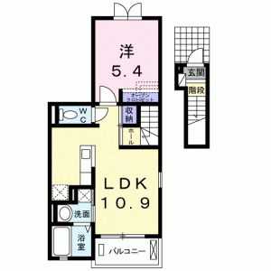 フェリス 201の間取り画像