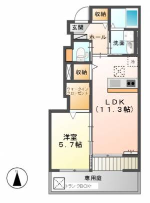 ルピナス　Ａ 101の間取り画像