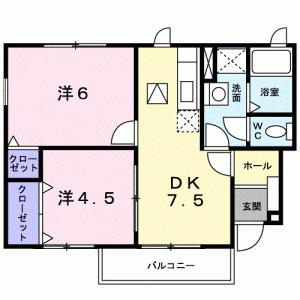 ハッピーセブン 101の間取り画像