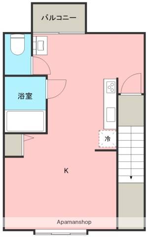 トムズセカンドアパートメント 8の間取り画像