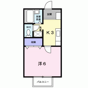 エトワールハイツ 202の間取り画像