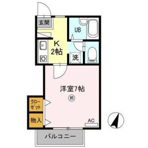 リバーハイツＫ 102の間取り画像