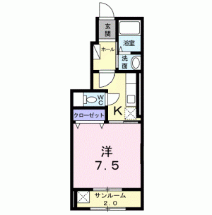 メゾニティー・室町　II 101の間取り画像