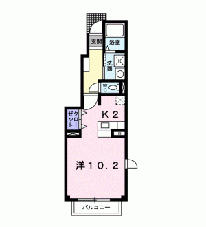 セレーノＢ 101の間取り画像