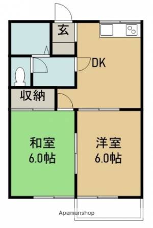 エスポワール飯野東 東205の間取り画像