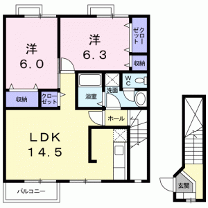 セレーノＡ 202の間取り画像