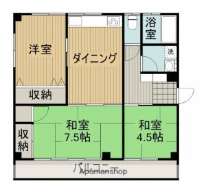 横田コーポ 202の間取り画像