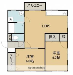 タカシコーポラス A101の間取り画像