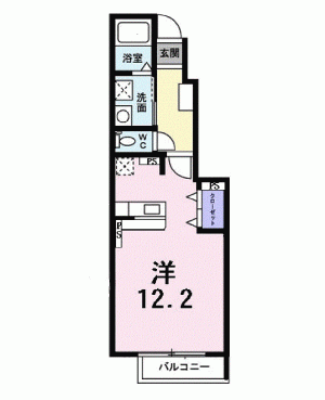 サン・フィールド　IIＢ 102の間取り画像