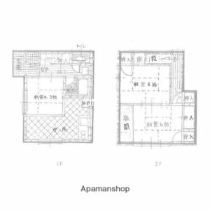 ウミノ住宅 西の間取り画像