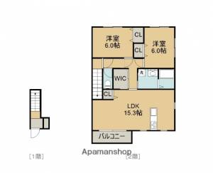 エヌフルールＡ 203の間取り画像