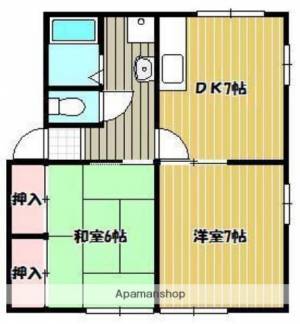 ハイツシオヤ 101の間取り画像