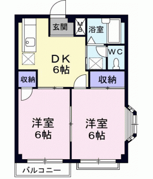 エルディム阿河 201の間取り画像