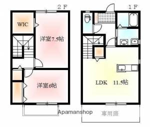 フォレスト筆岡 3の間取り画像