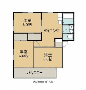 メゾニティ立石Ｂ棟 102の間取り画像