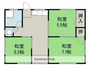 竹内貸家 2の間取り画像