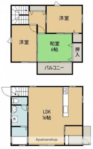 飯野ハイツIVＣタイプ 40の間取り画像