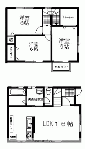 プルミエールアライ A5の間取り画像