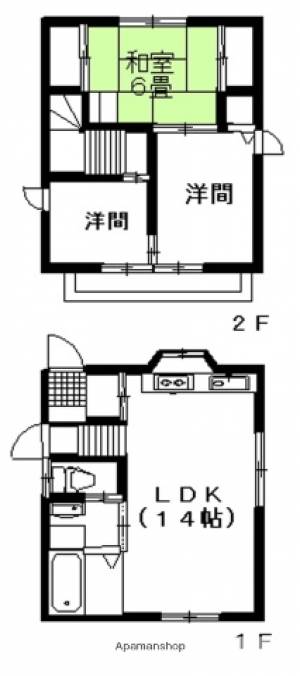 飯野ハイツII期 20の間取り画像