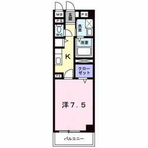 マルベル宇多津 303の間取り画像