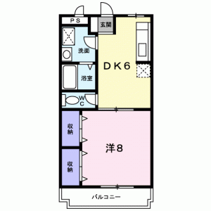 ローフィルド 201の間取り画像