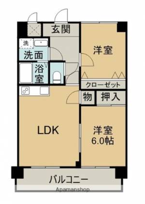 プレジール前川 702の間取り画像