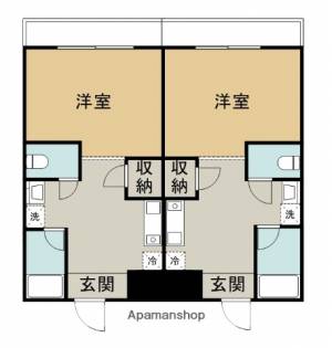 グランシャトー青山　西棟 203の間取り画像