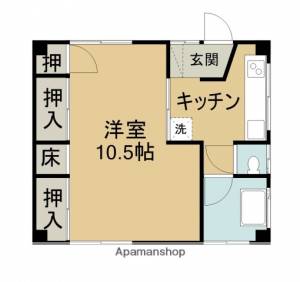 ローズマンション 403の間取り画像