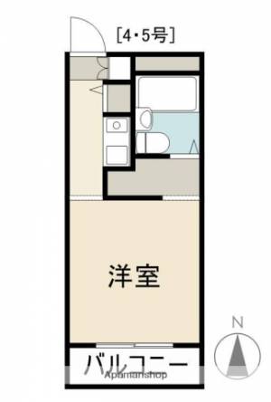 ラ・トゥール上吉田 404の間取り画像