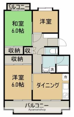 山崎マンション 102の間取り画像