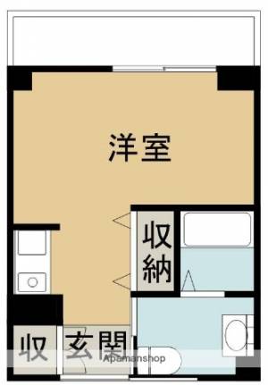 クレスト中府 403の間取り画像