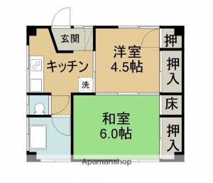 ローズマンション 202の間取り画像