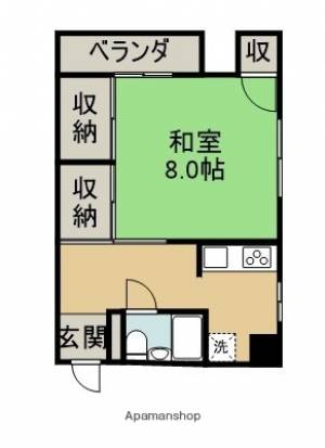 斉藤マンション 201の間取り画像