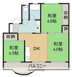 ピース・コーポラス瀬戸　I 101の間取り画像