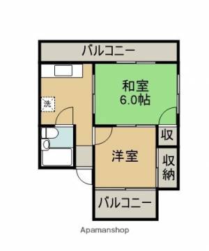 ハイツ香川 403の間取り画像