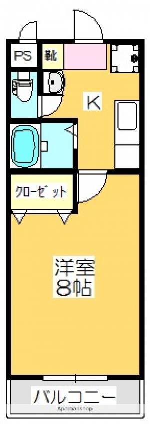 ハイネス郡家 203の間取り画像