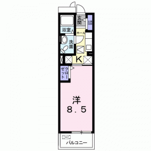 レガシーガーデンIV　Ａ 305の間取り画像