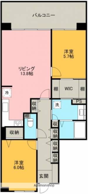 ロイヤルガーデン宇多津四番丁 302の間取り画像