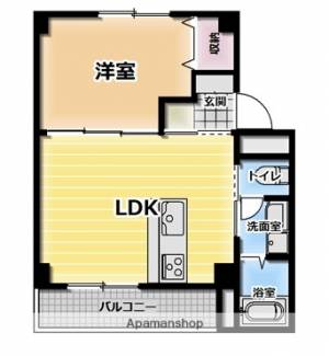 京都北山　2棟 407の間取り画像